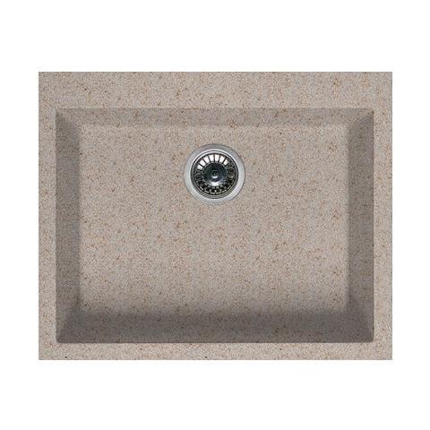 Lavello 1 Vasca Granitek Installazione Standard, 57 cm Granitek Colore Avena - Foto 1