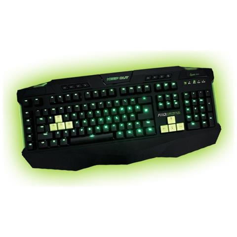 F110, USB, Giocare, Cablato, USB, Nero, ABS sintetico - Foto 1