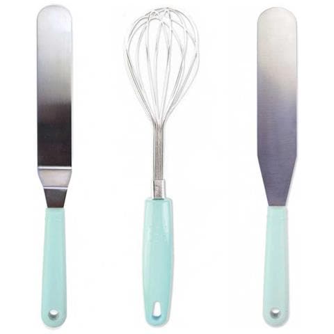 Utensili Pasticceria - 1 Frusta + 2 Spatole - Foto 1
