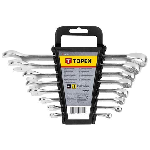 Set Di Chiavi / Anelli Per Topex 6-19mm 8 Pz - Foto 2