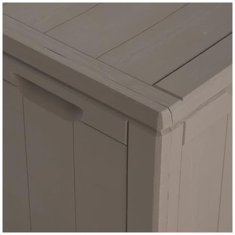 Baule Da Giardino 180 L Marrone In Rattan Pp - Foto 2