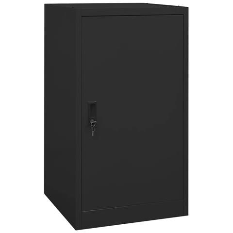 Armadio Porta Sella Nero 53x53x105 Cm In Acciaio - Foto 1