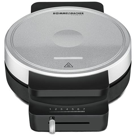 WA 850 piastra per waffle 1 waffle 850 W Nero, Argento - Foto 1