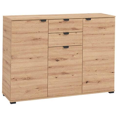 One - Credenza Moderna Con 3 Ante E 2 Cassetti - Foto 1