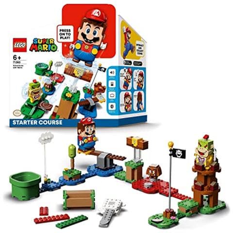 Bambini Possono Collaborare Con Il Loro Personaggio Preferito Nel Mondo Reale Con Questo Corso Super Mario Adventures Con Mario Starter 71360 Il Set Presenta Un Personaggio Di Mario Che Fornisce Risposte Espressive Istantanee Tramite Gli Scherm - Foto 1