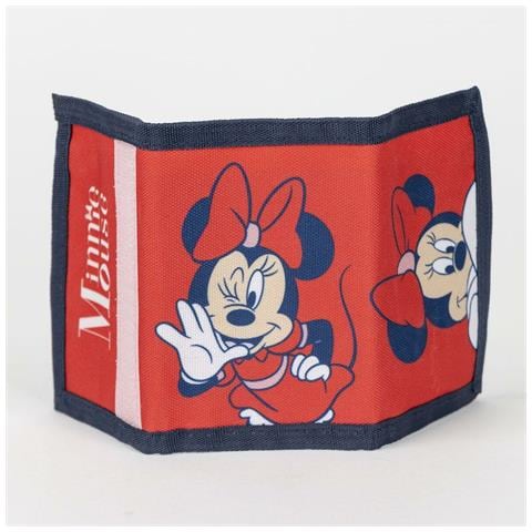 Set Di Occhiali Da Sole E Portafoglio Minnie Mouse 2 Pezzi Rosso - Foto 2
