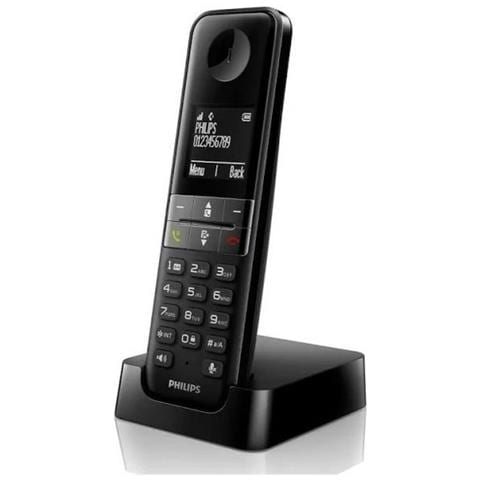 Telefono Senza Fili D4701b / 34 Nero - Foto 1