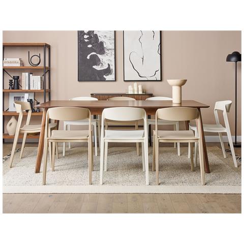 Set Di 2 Sedie Da Pranzo Beige Somers - Foto 1
