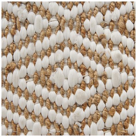 Pouf Maski Tessuto Beige - Foto 2