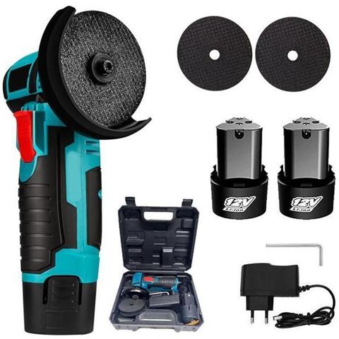 Mini Flex Smerigliatrice A Doppia Batteria Batterie Litio 12v 13500rpm Frullino In Kit Con Valigetta E Doppia Batteria - Foto 1