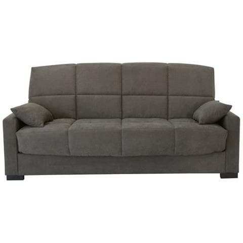 Divano Letto 3 Posti - Tortora - Materasso 17 Cm - 223 X 96 X 103 Cm - Megan - Foto 1