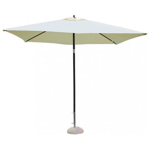 Ombrellone Da Giardino 2x3 Mt Con Palo Pieghevole In Alluminio Folder - Beige - Foto 1