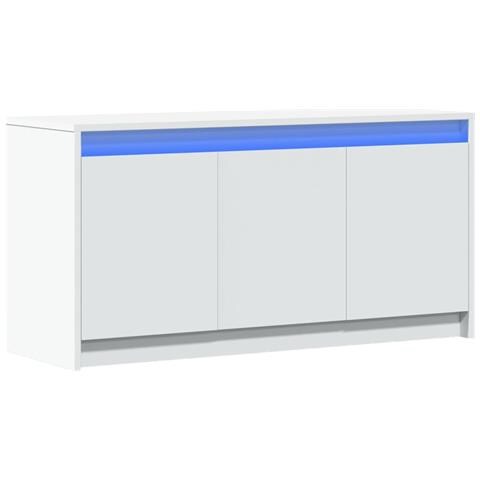 Mobile Porta Tv Con Led Bianco 100x34x50 Cm In Truciolato - Foto 3