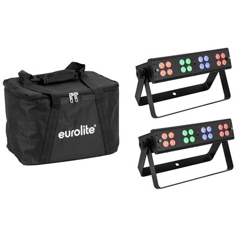 Set 2x Led Silent Bar 16x4w Rgb /ww + Soft-bag (20001020) - Foto 1