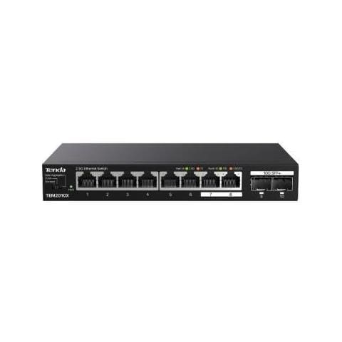 Switch di Rete TEM2010X 8 Porte RJ-45 (100/1000/2500) Colore Nero - Foto 1