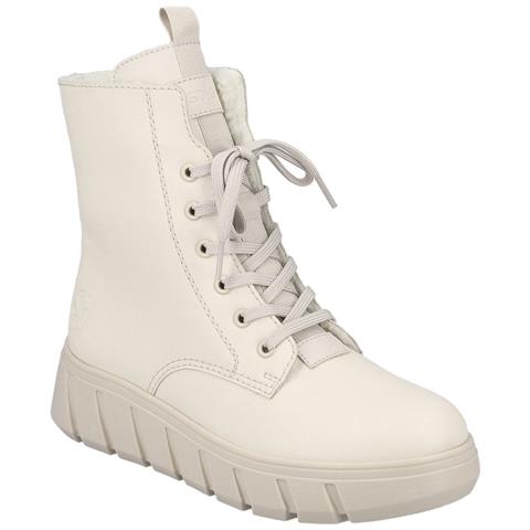 Beige Casual Closed Ladies Mid Height Boots Stivaletti Pelle Scarpe Donna Beige Eu 37, Y3501-60 - Foto 1