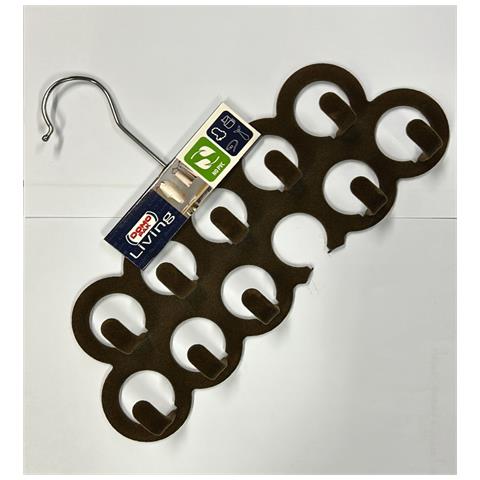 Gruccia Appendi Accessori, Antiscivolo- 30,5cm Colori Verde Mela E Marrone - Foto 2