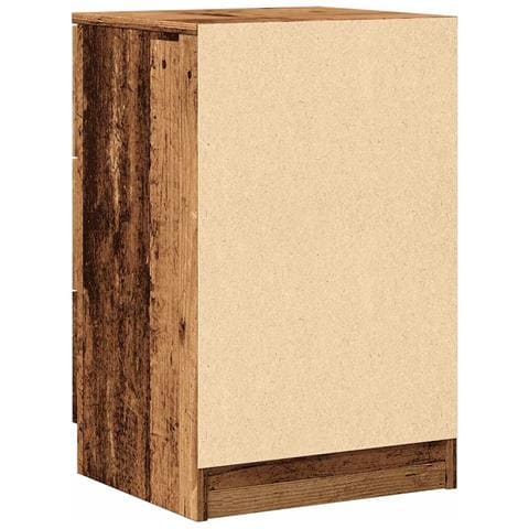 Comodini Legno Antico 2 Pz 40x36x65 Cm In Legno Multistrato - Foto 2