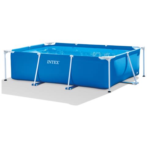 Piscina Fuori Terra - Rettangolo - 220x150x60 Cm - Blu - Include Accessori Coordinati Cb59 - Foto 2