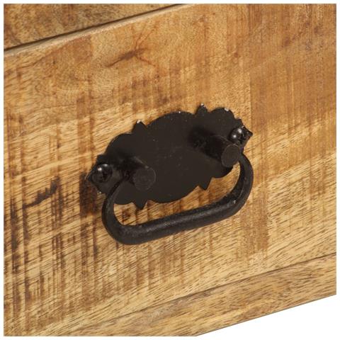 Mobile Porta Tv 120x35x45 Cm Legno Massello Di Mango - Foto 8