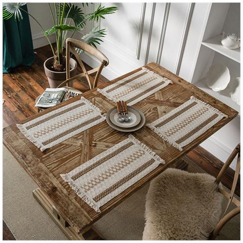 Runner Da Tavolo In Lino Con Nappe Xl - Foto 1