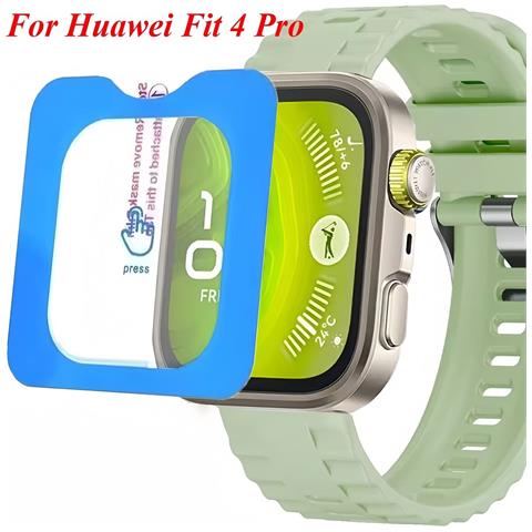 Proteggi Schermo In Vetro Temperato Per Huawei Watch Fit 4 Pro - Applicazione Perfetta - Foto 4