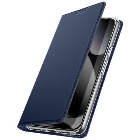Custodia A Libro Per Google Pixel 10 Pro Xl Con Portacarte Serie Skin Pro, Blu Notte - Foto 1