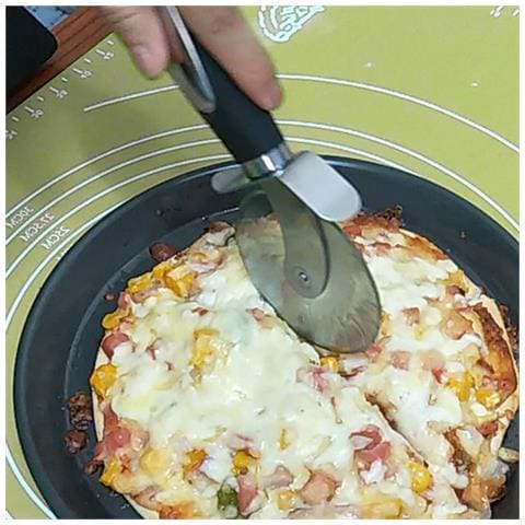 Set Tagliapizza E Spatola Per Formaggio Con Scatola - Affettapizza E Servitore In Acciaio Inossidabile - Foto 4