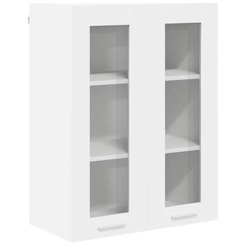 Armadio pensile Riga Bianco 60 x 31 x 80 cm Legno multistrato - Foto 1