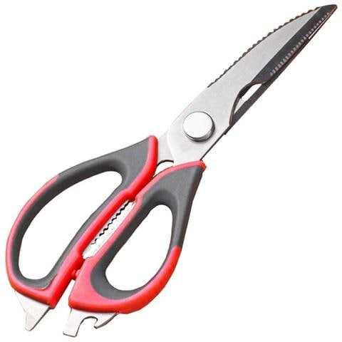 Forbici Per Ossa Di Pollo In Acciaio Inox Con Guaina Magnetica - Forbici Da Cucina Multiuso Red - Foto 1