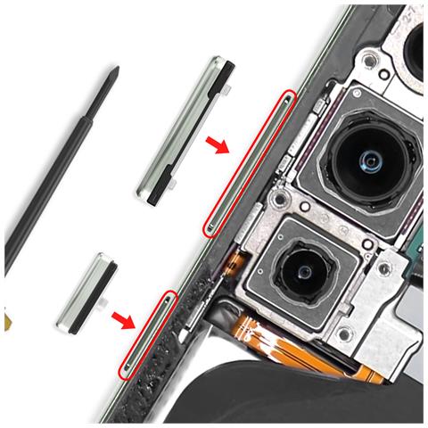Pulsante Di Accensione E Pulsante Del Volume Di Ricambio Per Galaxy S23 / Galaxy S23 Plus - Foto 2