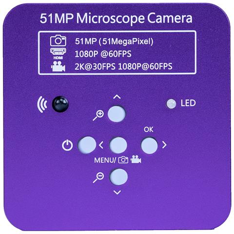 Camera Microscopica Puppis Pink Pro Kmppp-hdmi-usb 51mp - Alta Risoluzione 4k | Hdmi E Usb | Uso Professionale E Didattico - Foto 2