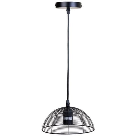 Plafoniera In Metallo Nero 20x20x95h - Foto 1