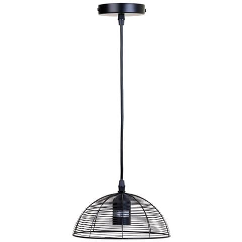 Plafoniera In Metallo Nero 20x20x95h - Foto 2