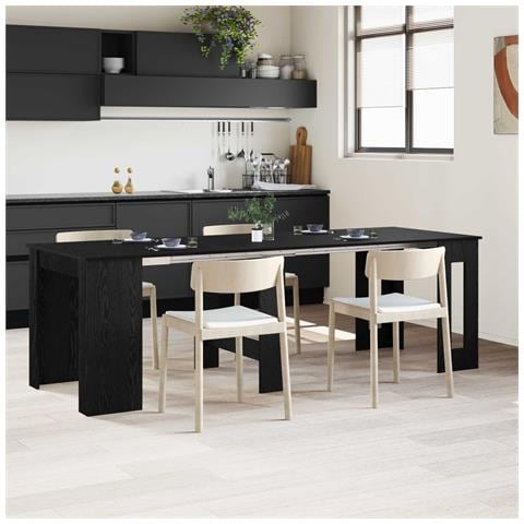 Tavolo da Pranzo 240 x 85 x 75 cm Legno ingegnerizzato - Foto 2