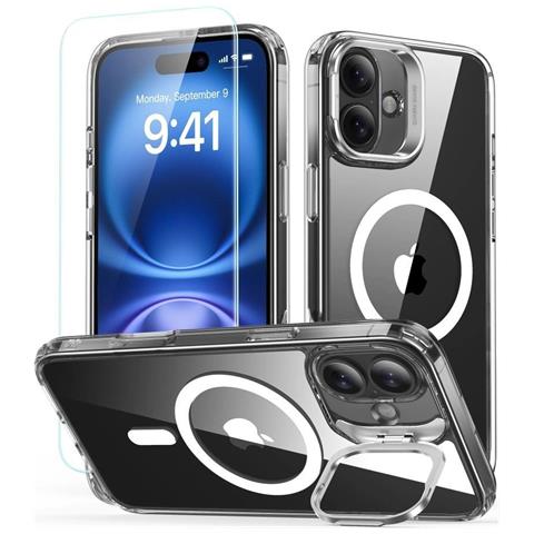 Custodia + Vetro Temperato Iphone 16 Plus - Trasparente - Foto 1