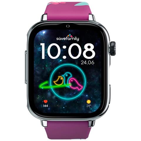 SaveWatch Plus 2 4,7 cm (1.85") AMOLED Digitale 410 x 502 Pixel Touch screen 4G Argento Wi-Fi GPS (satellitare) - Foto 2