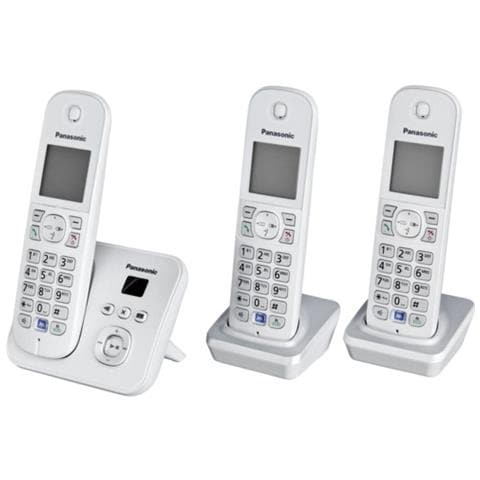 Cordless KX-TG6823GS Display 1.8" DECT + Vivavoce colore Argento - Foto 2