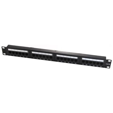 Patch Panel UTP 24 Posti RJ45 Cat. 5E - Foto 2