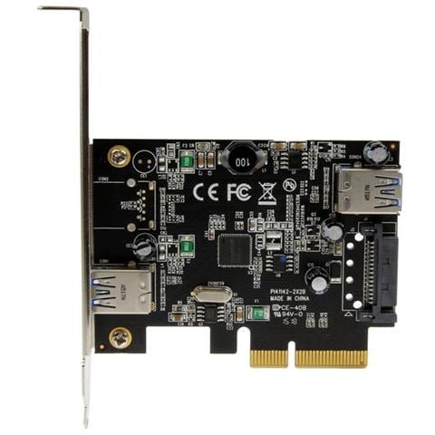 Scheda USB 3.1 a 2-porte (10Gbps) - USB-A, 1x esterna, 1x interna - PCIe - Foto 2