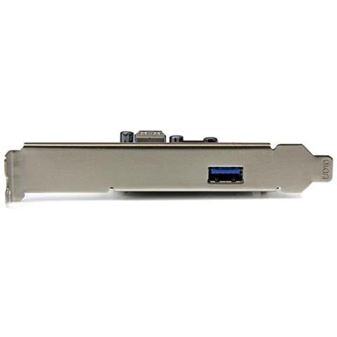Scheda USB 3.1 a 2-porte (10Gbps) - USB-A, 1x esterna, 1x interna - PCIe - Foto 4