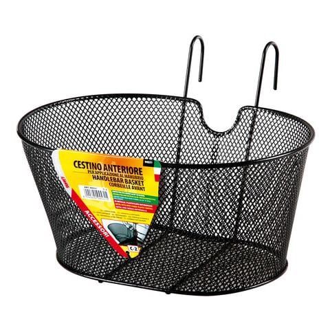 Cestino Rete Anter. ovale Nero - Foto 2