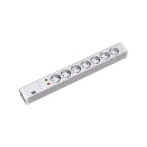Bachmann Multipresa Pvc 19"" 1,5u Ãƒå“ss, 7 Vie, Grigia 2,0 M, Senza Interruttore - Foto 1