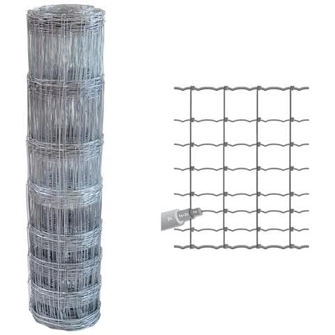 Rete Pastorale L50xh1mt Filo Acciaio Zincato Recinzioni Recinto Animali 107300 - Foto 2