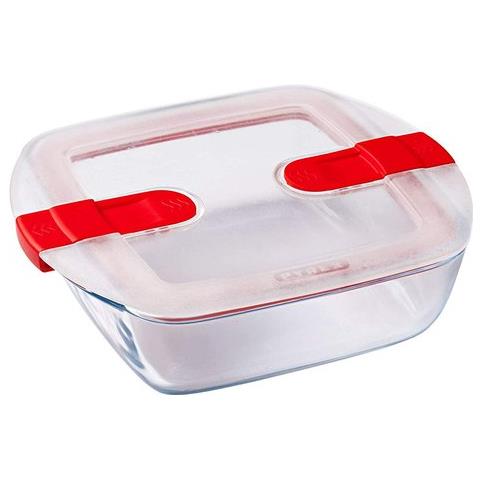 Contenitore Con Coperchio Quadro 20x17xh6 Cm - Foto 1