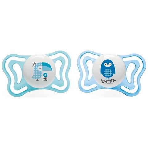 Succhietto Silicone 2 Pezzi 02 06 Mesi Bimbo Azzurro 71031.210 Assortito - Foto 3