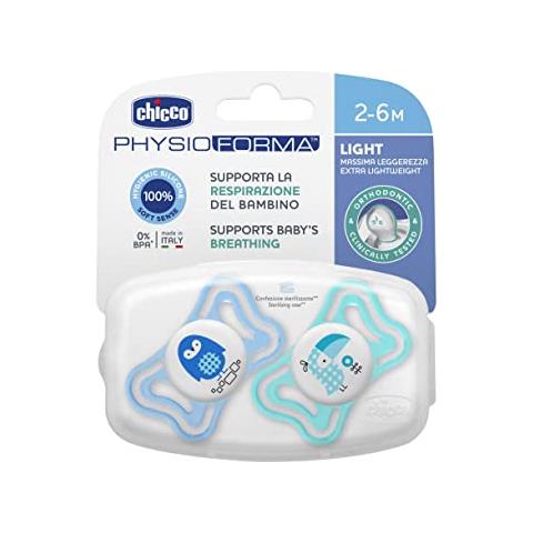 Succhietto Silicone 2 Pezzi 02 06 Mesi Bimbo Azzurro 71031.210 Assortito - Foto 2