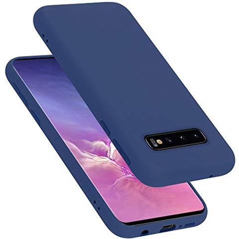 Custodia Compatibile Con Samsung Galaxy S10 In Liquid Blu - Coperchio Protettivo In Silicone Tpu Flessibile - Foto 1