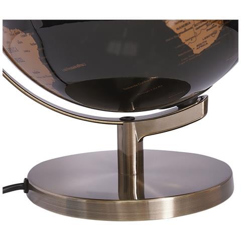 Mappamondo Nero / Rame Con Illuminazione Led 32 Cm Magellan - Foto 14
