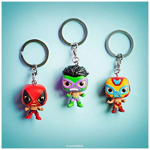 POP Portachiavi Marvel Iron Man Luchadores-Giocatollo Multicolore 53893 - Foto 3